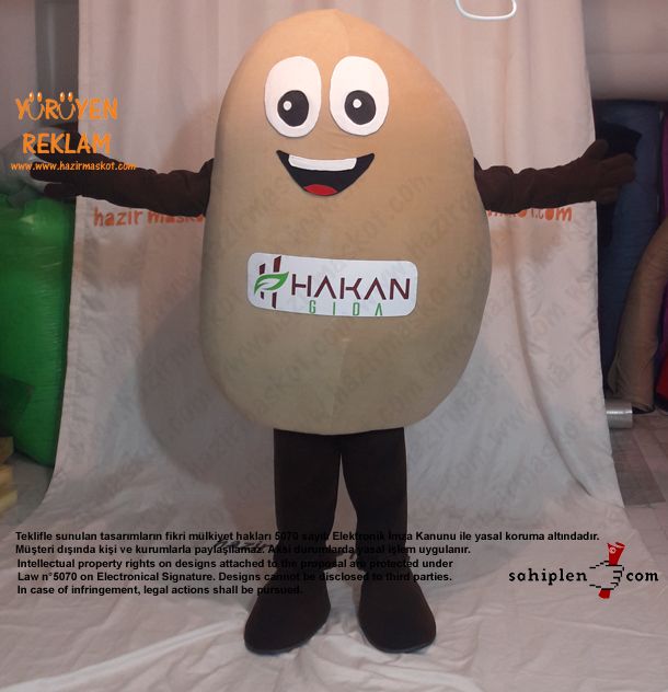Patato mascot costume maskot kostümü