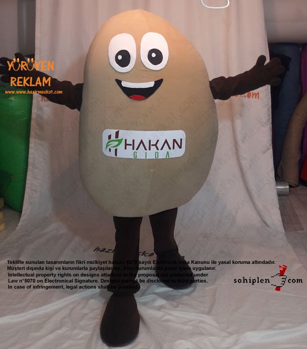 Patato mascot costume maskot kostümü