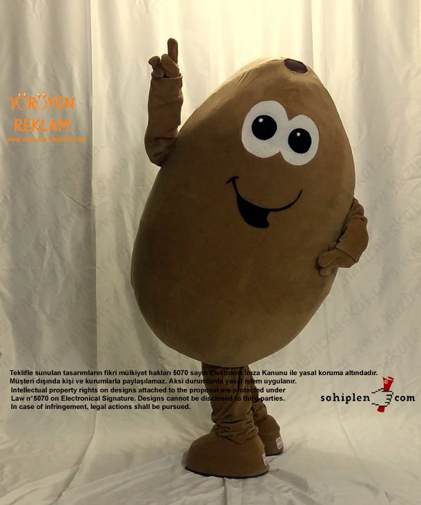 Patates Maskot / Henkel maskot kostümü