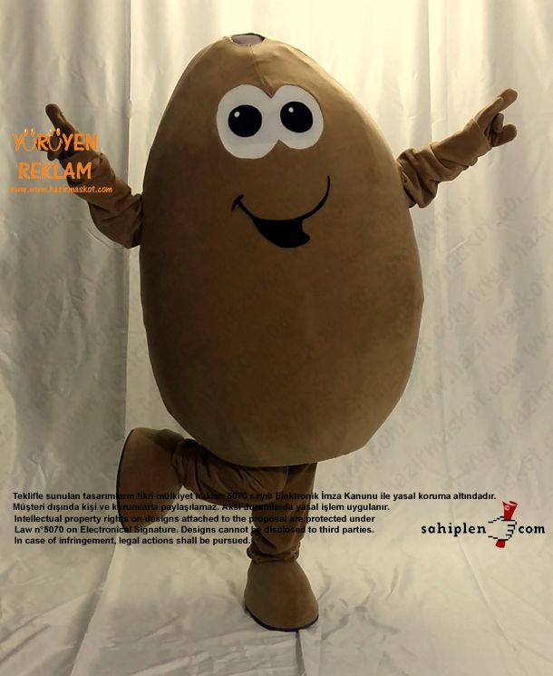 Patates Maskot / Henkel maskot kostümü
