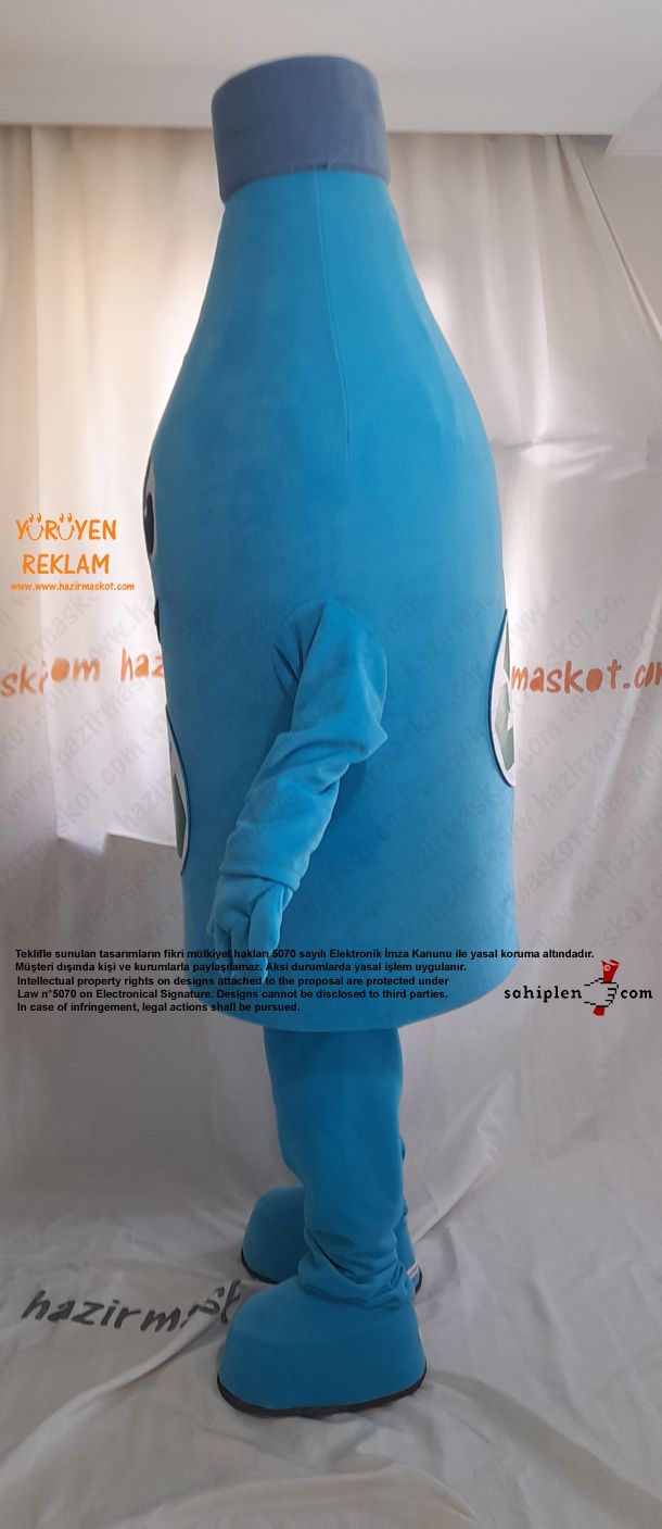 Pet Şişe Maskot Kostümü / Konya Geri Dönüşüm maskot kostümü