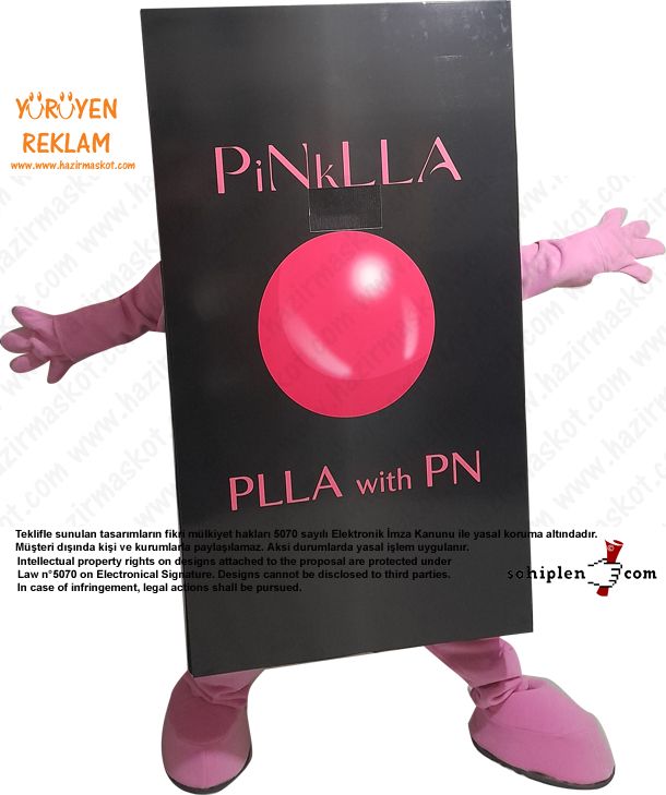 Pinkla Kutu Maskot maskot kostümü