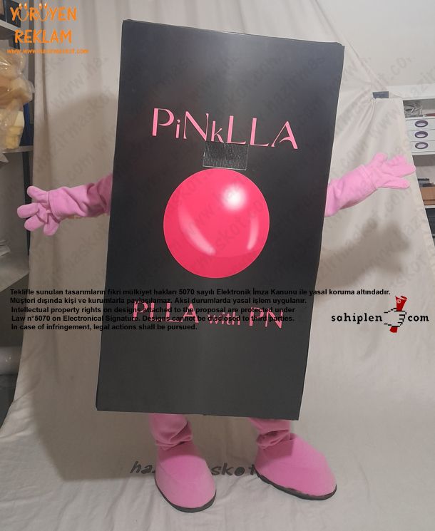 Pinkla Kutu Maskot maskot kostümü