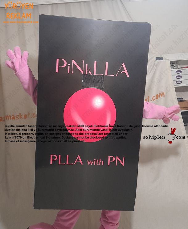 Pinkla Kutu Maskot maskot kostümü