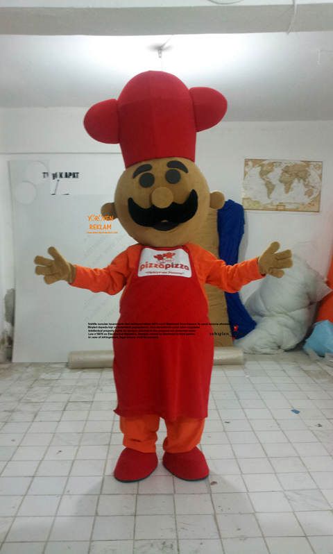 Pizza Pizza Usta Maskot Kostümü maskot kostümü