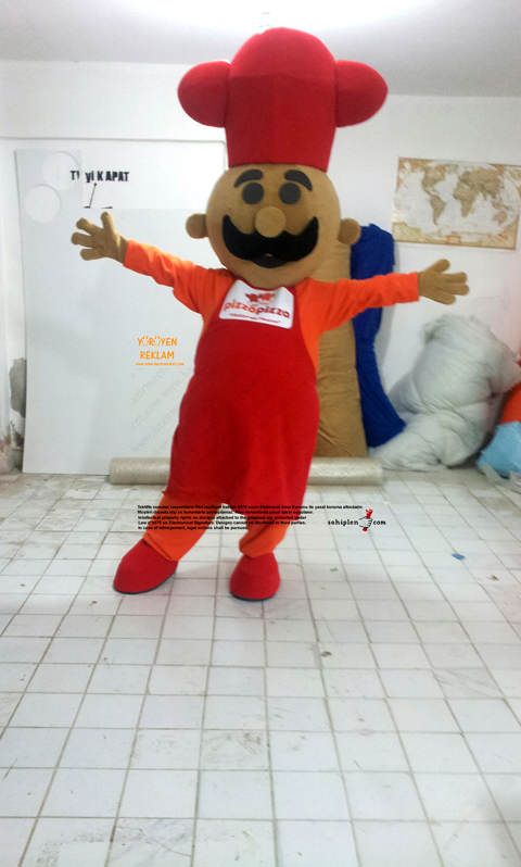 Pizza Pizza Usta Maskot Kostümü maskot kostümü