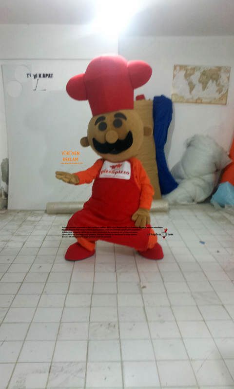 Pizza Pizza Usta Maskot Kostümü maskot kostümü