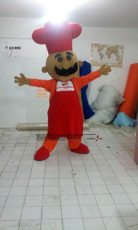 Pizza Pizza Usta Maskot Kostümü maskot kostümü