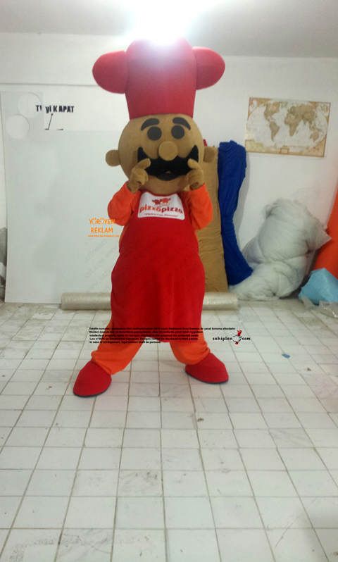 Pizza Pizza Usta Maskot Kostümü maskot kostümü