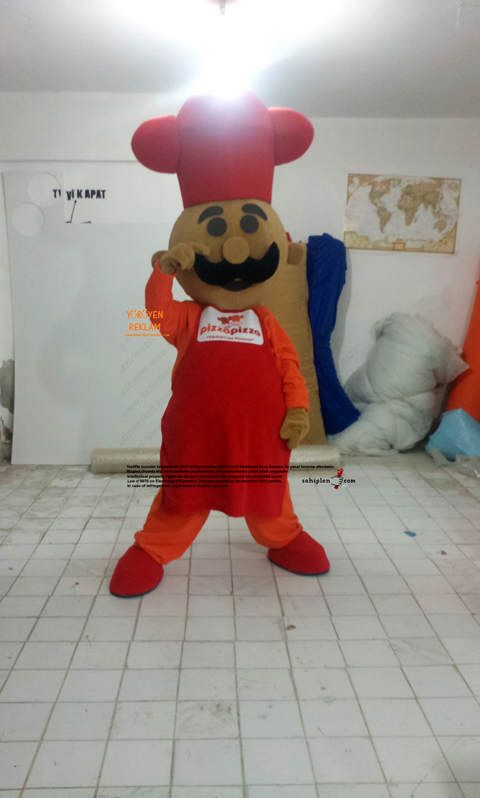 Pizza Pizza Usta Maskot Kostümü maskot kostümü
