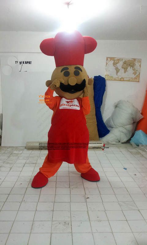 Pizza Pizza Usta Maskot Kostümü maskot kostümü