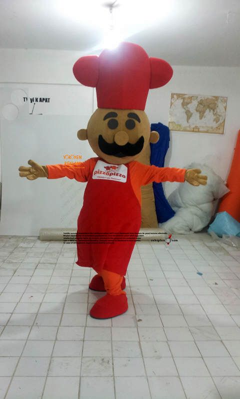 Pizza Pizza Usta Maskot Kostümü maskot kostümü