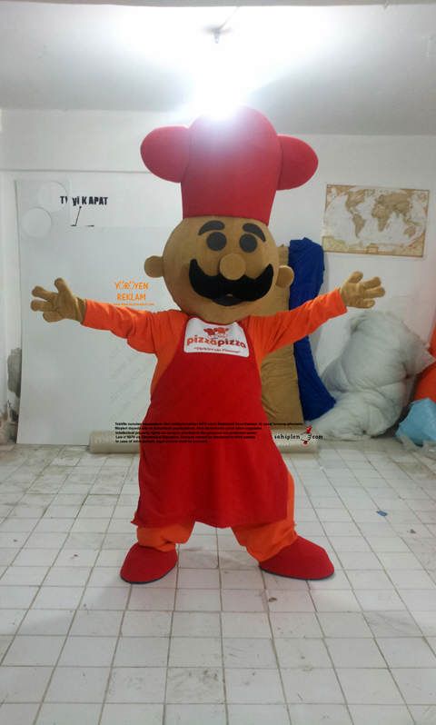 Pizza Pizza Usta Maskot Kostümü maskot kostümü