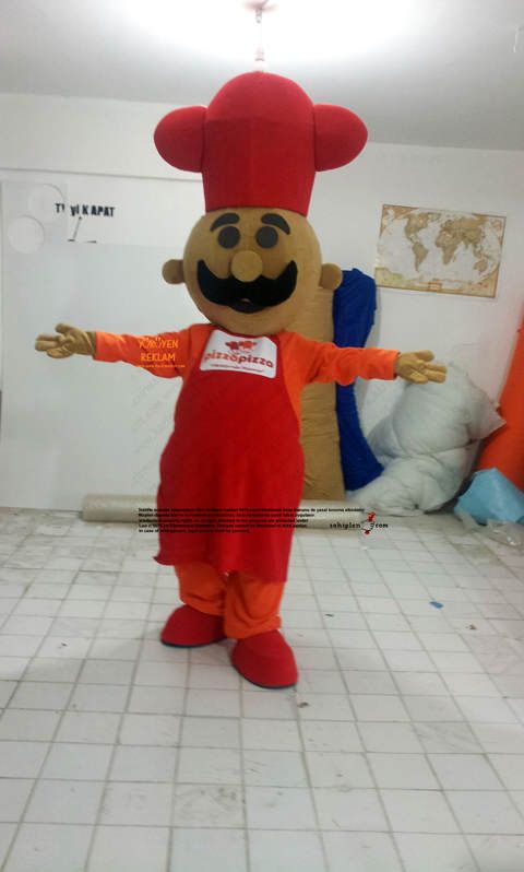 Pizza Pizza Usta Maskot Kostümü maskot kostümü