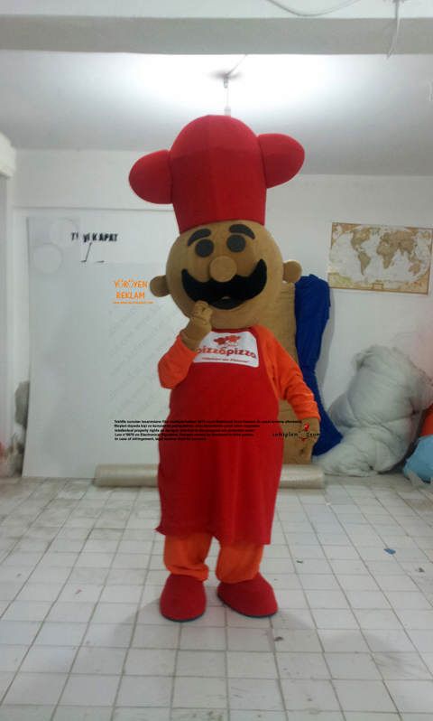 Pizza Pizza Usta Maskot Kostümü maskot kostümü