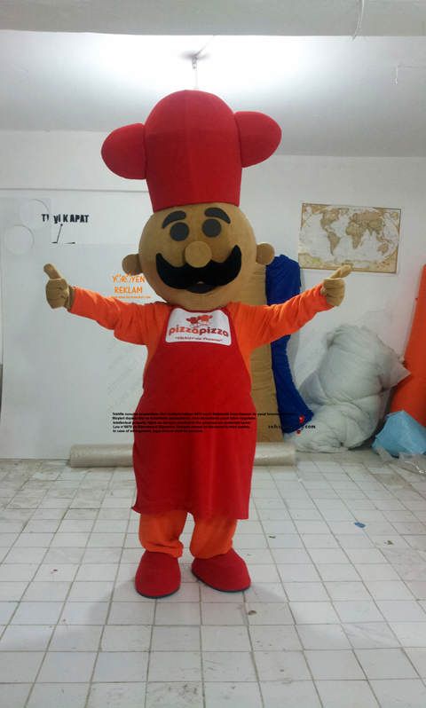 Pizza Pizza Usta Maskot Kostümü maskot kostümü