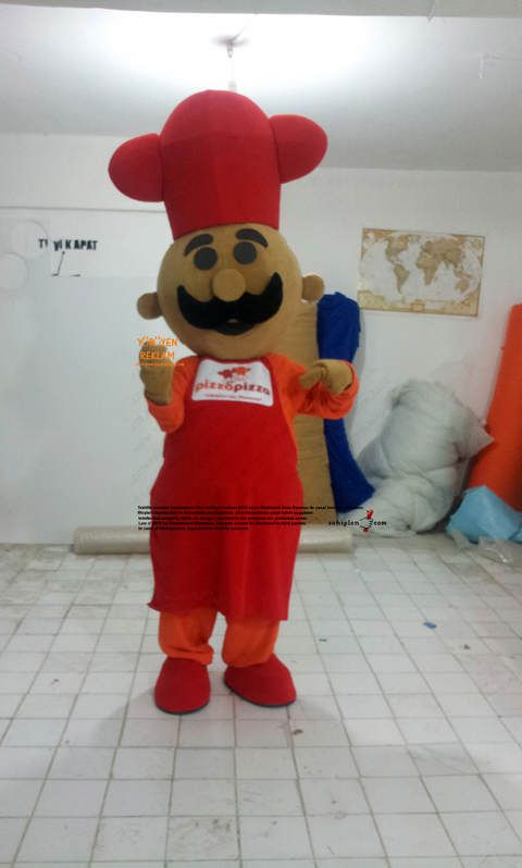 Pizza Pizza Usta Maskot Kostümü maskot kostümü