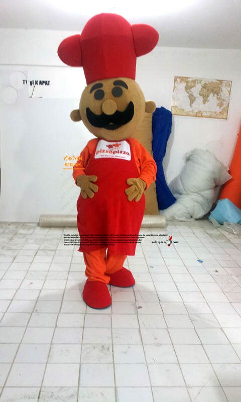 Pizza Pizza Usta Maskot Kostümü maskot kostümü