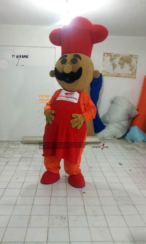 Pizza Pizza Usta Maskot Kostümü maskot kostümü