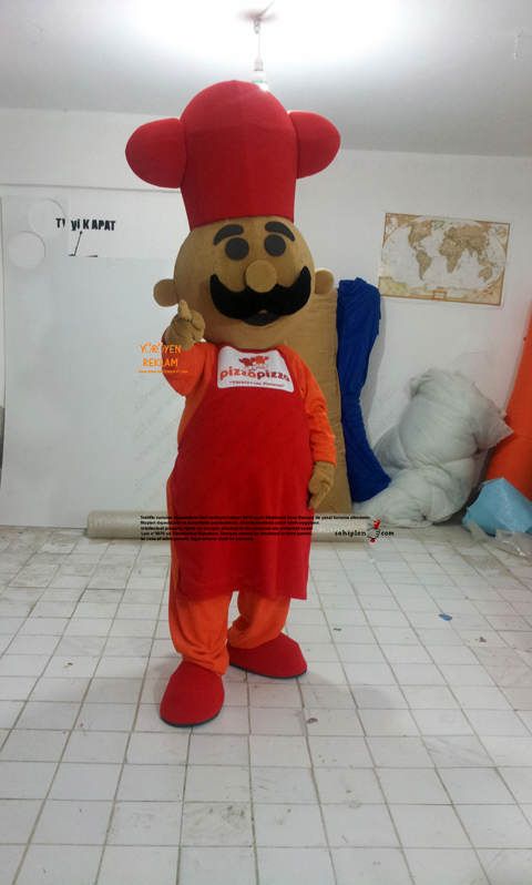 Pizza Pizza Usta Maskot Kostümü maskot kostümü