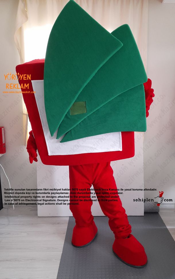 Logo Maskot Kostümü / Pretty Quick Tax Services maskot kostümü