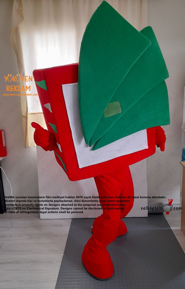 Logo Maskot Kostümü / Pretty Quick Tax Services maskot kostümü