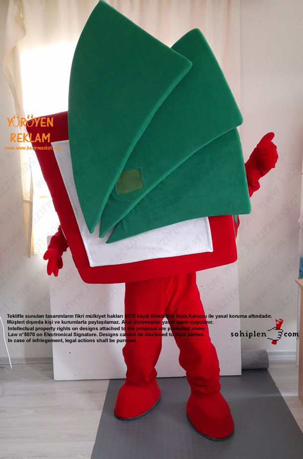 Logo Maskot Kostümü / Pretty Quick Tax Services maskot kostümü