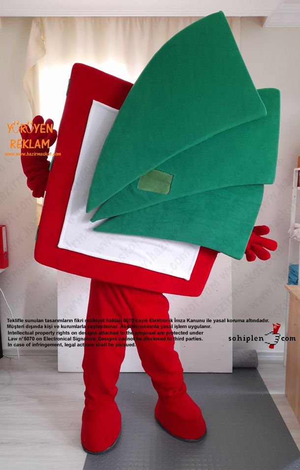 Logo Maskot Kostümü / Pretty Quick Tax Services maskot kostümü
