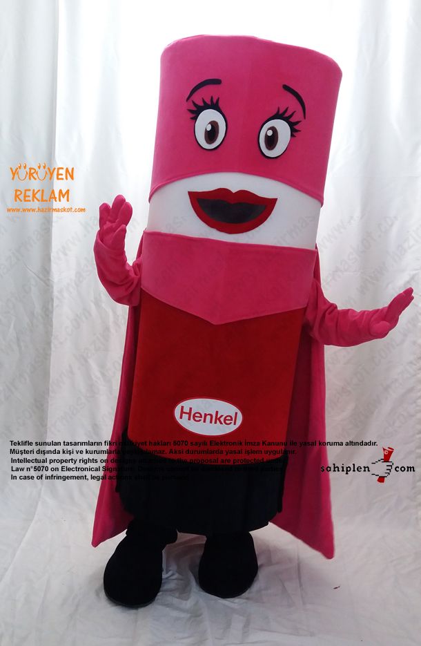 Pritt Takım Maskot / HENKEL maskot kostümü