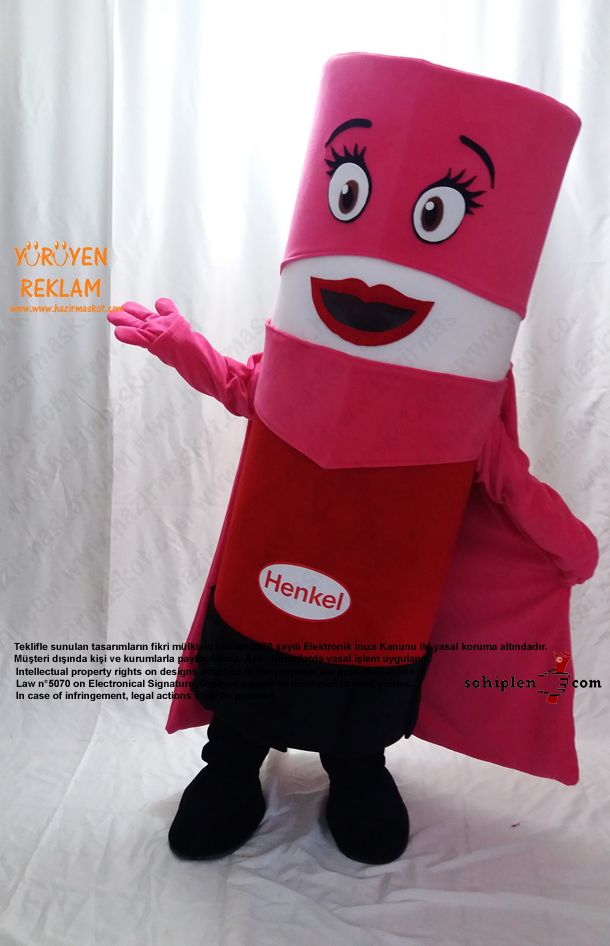 Pritt Takım Maskot / HENKEL maskot kostümü