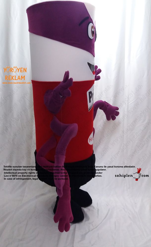 Pritt Takım Maskot / HENKEL maskot kostümü