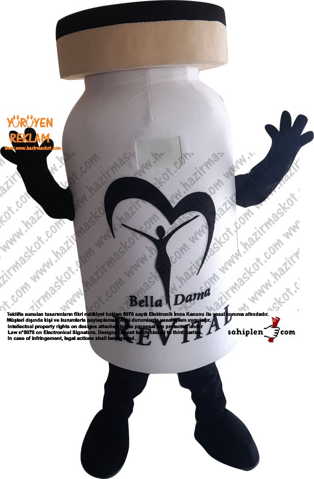 Revital Şişe Maskot Kostümü maskot kostümü