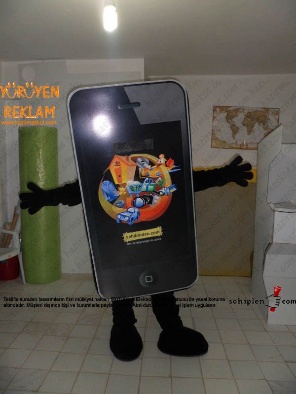 iPhone telefon maskot kostümü / Sahibinden.com maskot kostümü