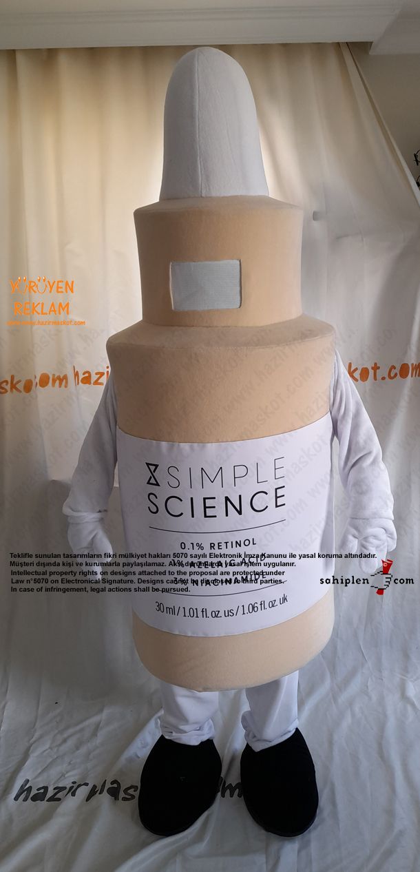 Simple Science Serum Maskot Kostümü / Kanada maskot kostümü
