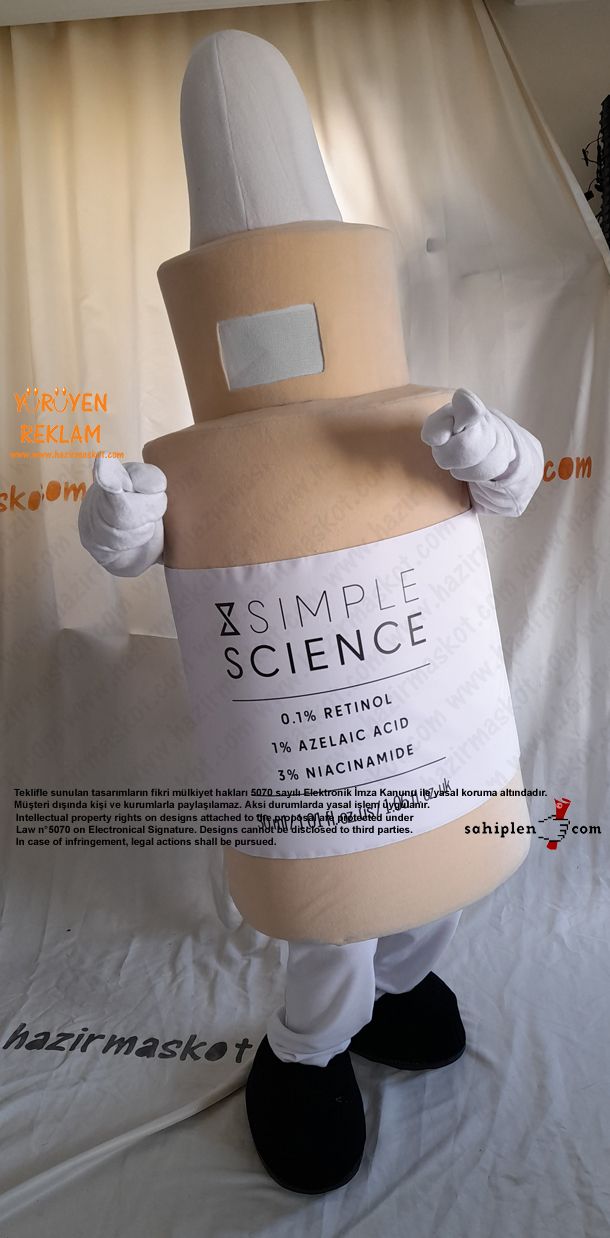 Simple Science Serum Maskot Kostümü / Kanada maskot kostümü