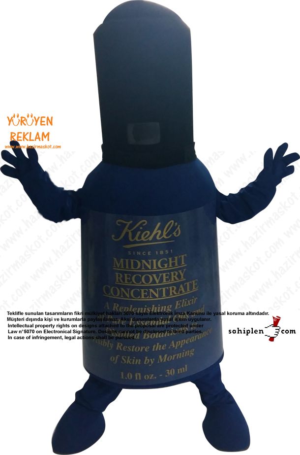 Kiehl's Şişe Maskot Kostümü / L'Oréal Türkiye maskot kostümü