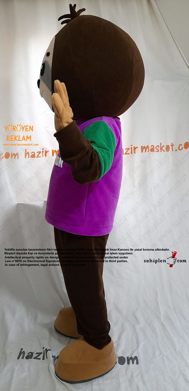 Tembel Hayvan Sloth Maskot Kostümü maskot kostümü