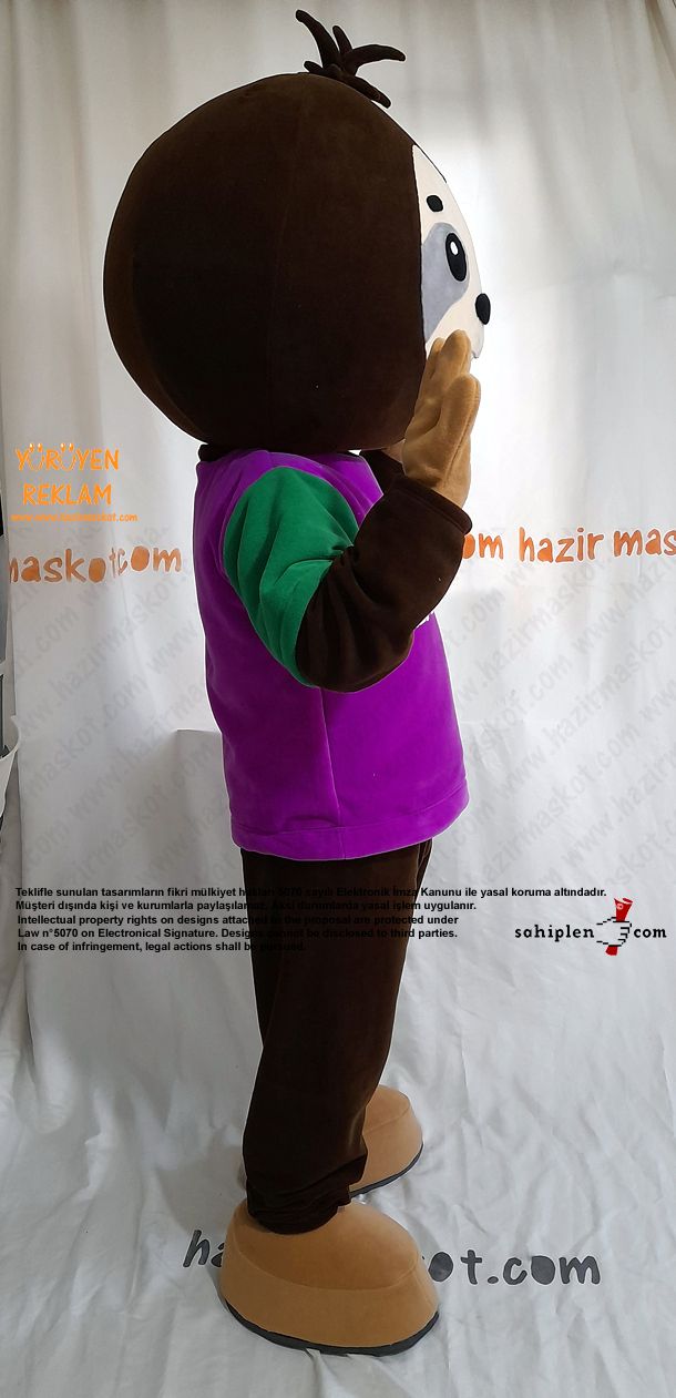 Tembel Hayvan Sloth Maskot Kostümü maskot kostümü