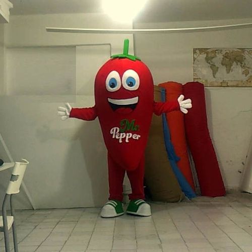 Biber maskotu / Ziyafet Çiğköfte maskot kostümü