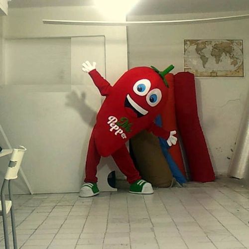 Biber maskotu / Ziyafet Çiğköfte maskot kostümü