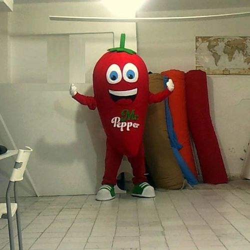 Biber maskotu / Ziyafet Çiğköfte maskot kostümü