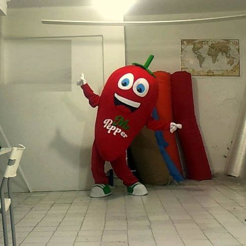 Biber maskotu / Ziyafet Çiğköfte maskot kostümü