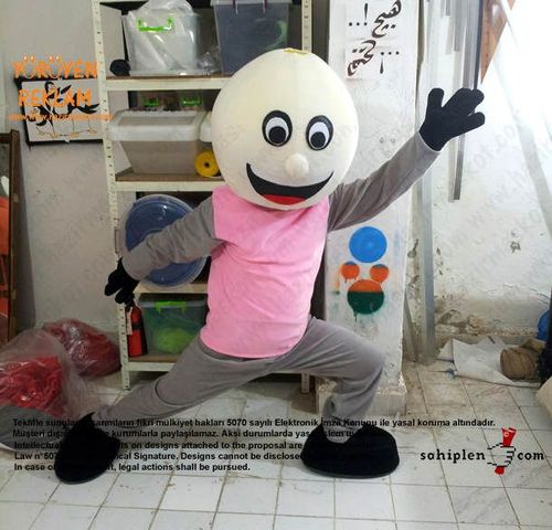 Raff Tekstil Adam Maskotu maskot kostümü
