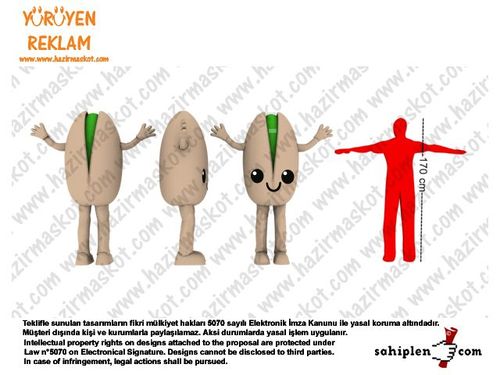 Antep Fıstığı Maskot Kostümü maskot kostümü