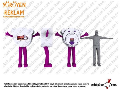 Hobi Meydan Logo Maskotu maskot kostümü