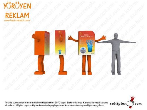 Microsoft Office Mascot maskot kostümü
