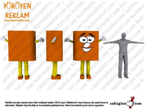 DEFTER Maskotu maskot kostümü