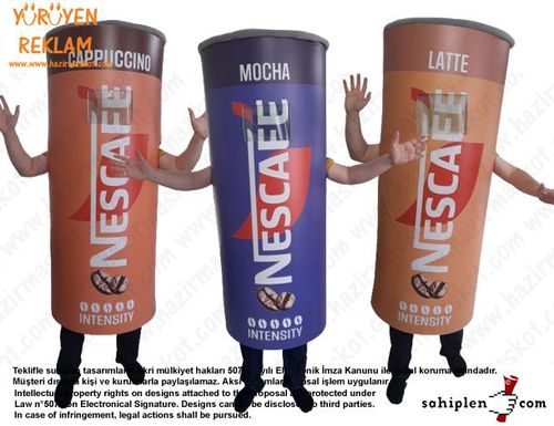 Nescafe Express Maskot Kostümü maskot kostümü