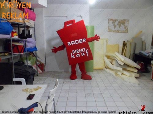 Bader Direktkauf Çanta Maskotu / Almanya maskot kostümü