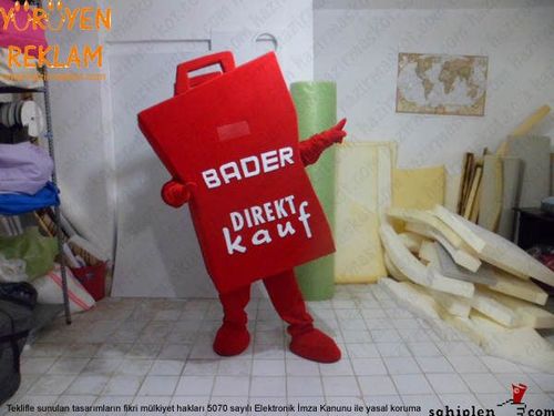 Bader Direktkauf Çanta Maskotu / Almanya maskot kostümü